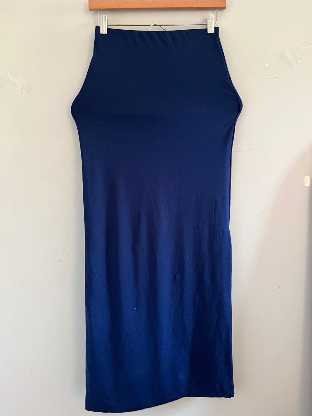 Classic Navy Blue Maxi Bodycon Dress